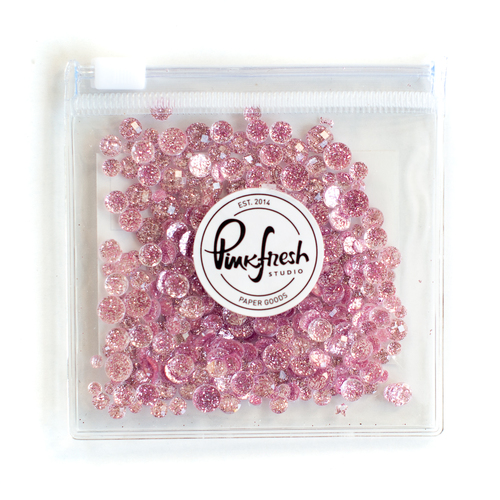 PinkFresh Studio Blush Glitter Drops