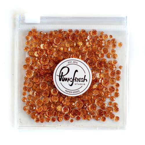 PinkFresh Studio Butterscotch Glitter Drops