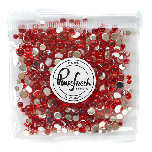 PinkFresh Studio Clear Drops: Scarlet