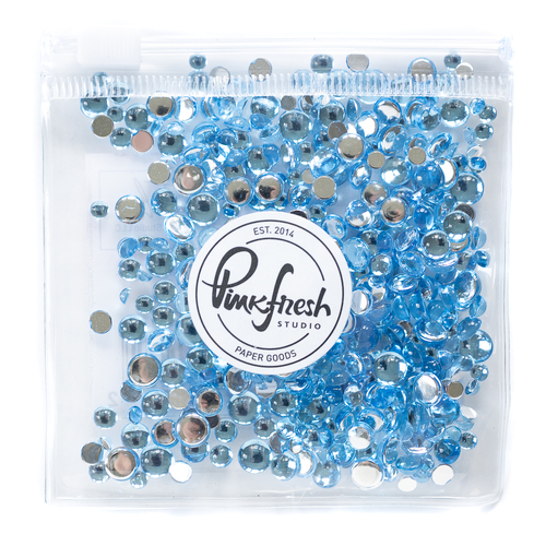 PinkFresh Studio Clear Drops: Sky Blue