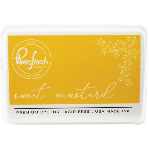 PinkFresh Studio Premium Dye Ink Pad : Sweet Mustard