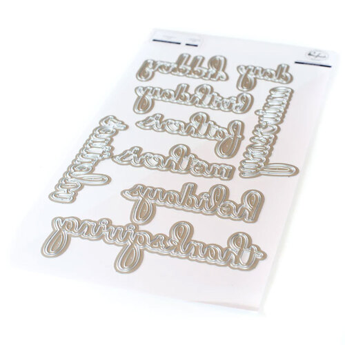 PinkFresh Studio Phrase Builder : Happy Die Set