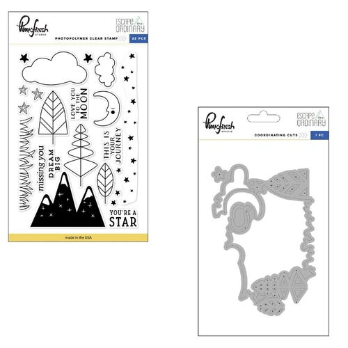 PinkFresh Studio Escape the Ordinary Stamp & Die Bundle