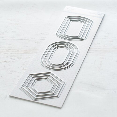 PinkFresh Studio Essentials Die Basic Label Frames 