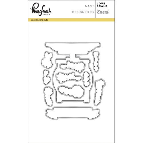 PinkFresh Studio Die Love Scale 11pc