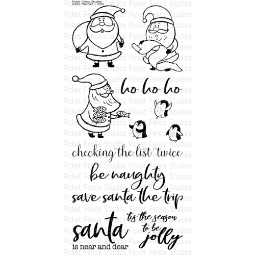 Picket Fence Studios Clear Stamp Santa's Mischief