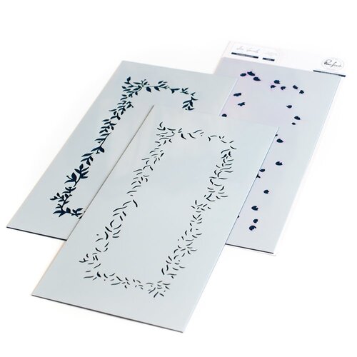 PinkFresh Studio Incredibly Grateful Coordinating Stencil Set