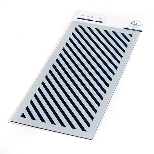 PinkFresh Studio Diagonal Stripes Stencil