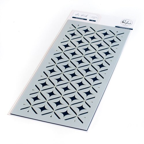 PinkFresh Studio Diamond Motif Stencil