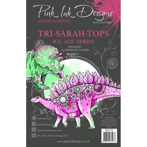 Pink Ink Tri-Sarah-Tops Stamp