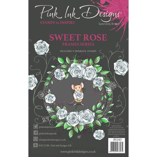 Pink Ink Sweet Rose Stamp
