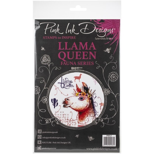 Pink Ink Designs Stamp Llama Queen