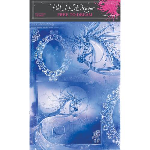 Pink Ink Designs A4 Rice Paper Free to Dream