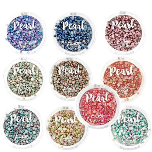 Picket Fence Gradient Flatback Pearls Bundle