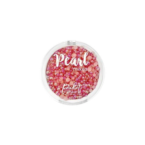 Picket Fence Bright Pink & Coral Gradient Flatback Pearls