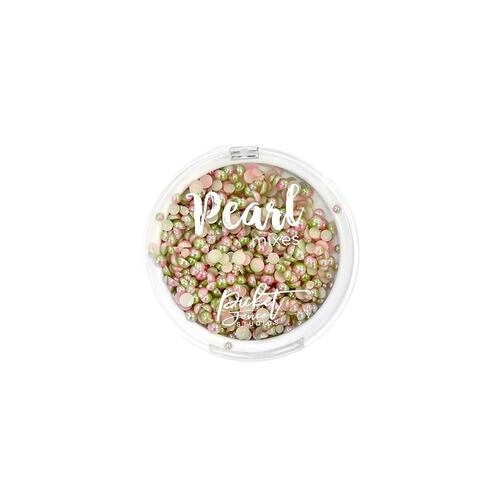 Picket Fence Lime Green & Pale Pink Gradient Flatback Pearls