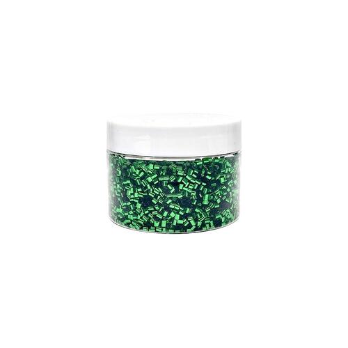 Picket Fence Metallic Green Shaker Garnish