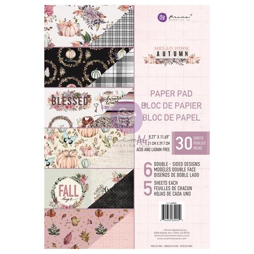 Prima Hello Pink Autumn A4 Paper Pad