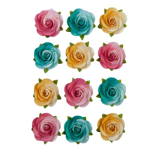 Prima Painted Floral Bright Gouache Flowers