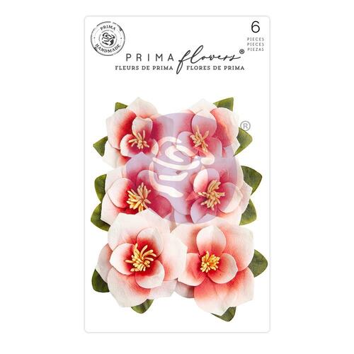 Prima Magnolia Rouge Blushing Florals Paper Flowers