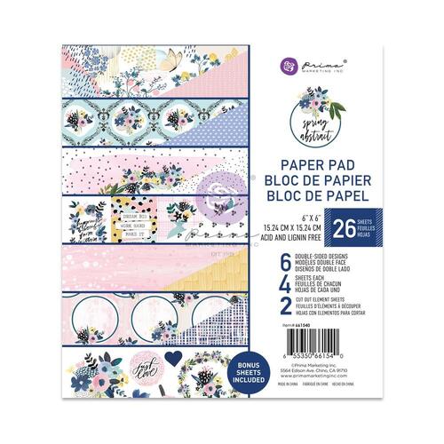 Prima Spring Abstract 6" Paper Pad