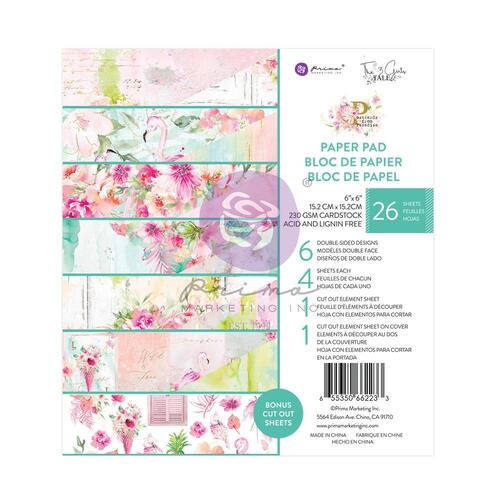 Prima Postcards from Paradise 6" Paper Pad