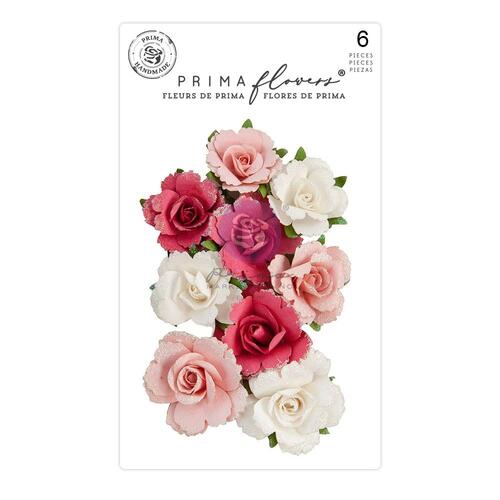 Prima Love Notes Madly in Love Mulberry Paper Flowers