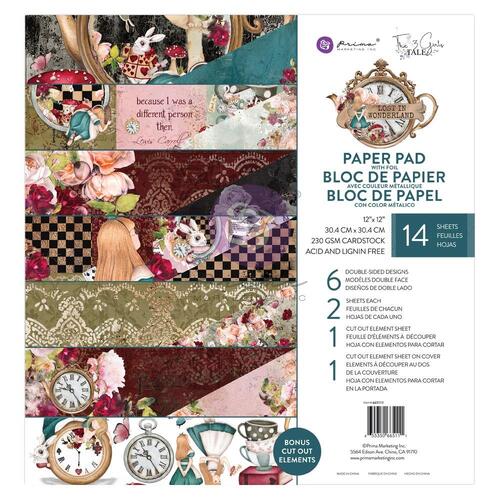 Prima Lost in Wonderland 12x12" Paper Pad