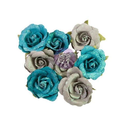 Prima Lost in Wonderland Blue Illusion Flowers