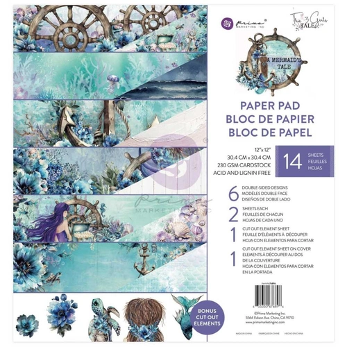 Prima A Mermaid's Tale - 12x12" Paper Pad