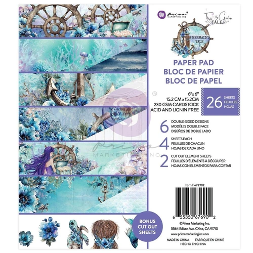 Prima A Mermaid's Tale - 6x6" Paper Pad