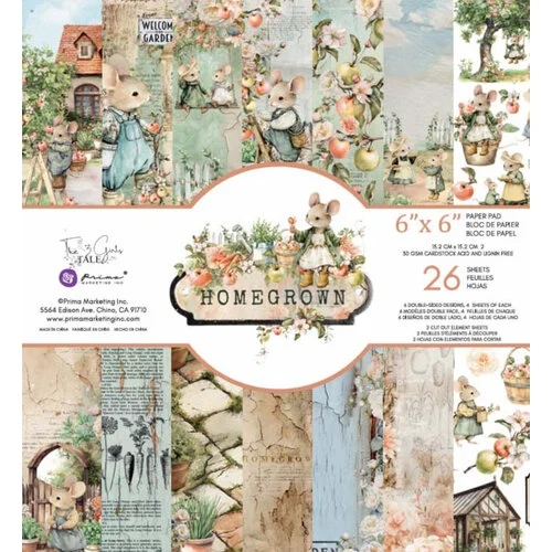 Prima Homegrown - 6x6" Paper Pad