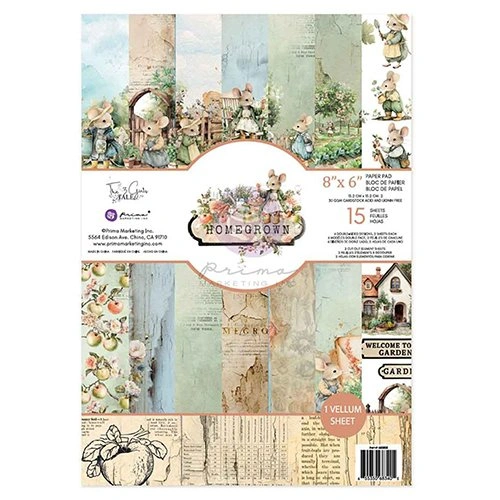 Prima Homegrown - 6x8" Paper Pad