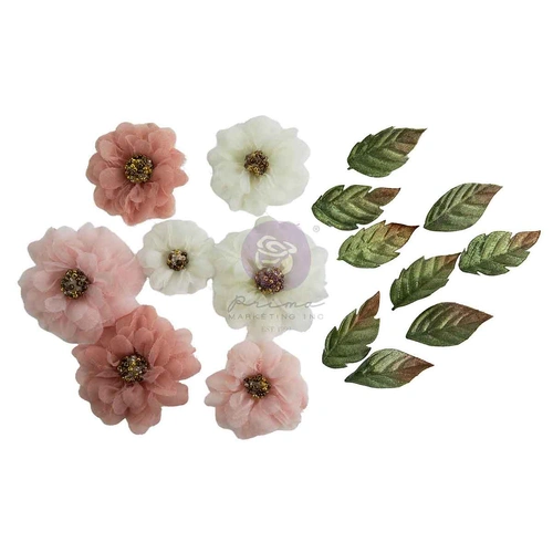 Prima Buttons & Keepsakes - Flowers : Sheer Beauties