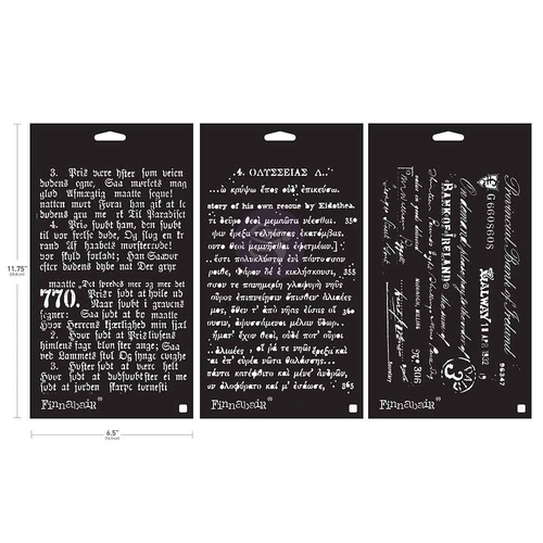 Finnabair Imaginarium Stencil Set - Decadent Walls (Limited Edition 3pc)