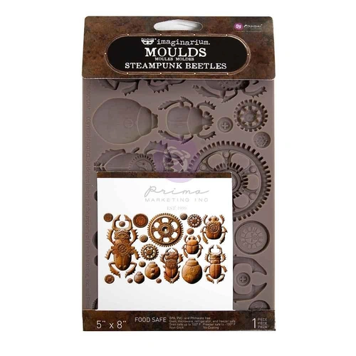 Finnabair Imaginarium Decor Mould - Steampunk Beetles