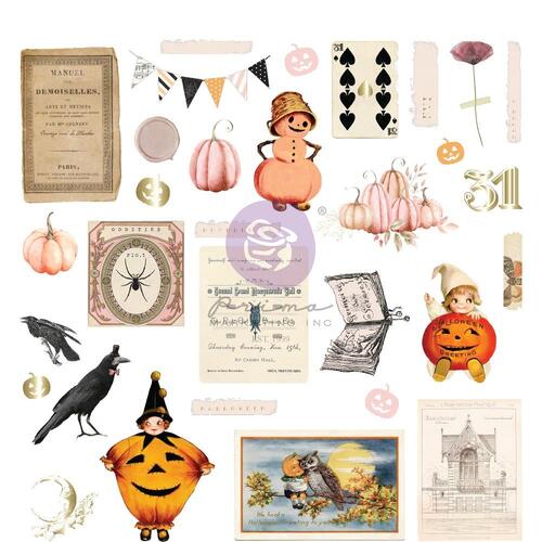 Prima Twilight Halloween Night Cardstock Ephemera