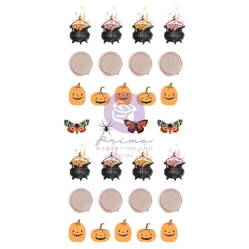 Prima Twilight Pumpkin Spells Puffy Stickers