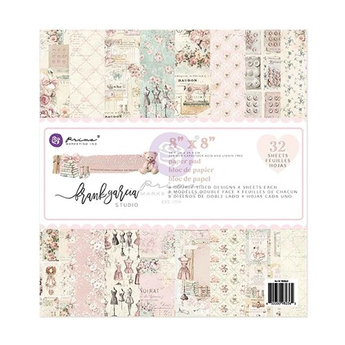 Prima Buttons & Keepsakes - 8x8" Paper Pad