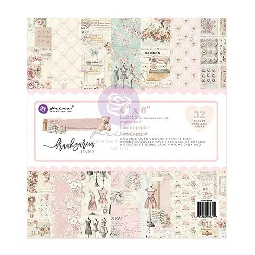 Prima Buttons & Keepsakes - 6x6" Paper Pad