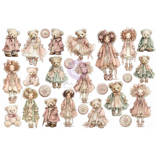 Prima Buttons & Keepsakes - Ephemera : Cherished Companions