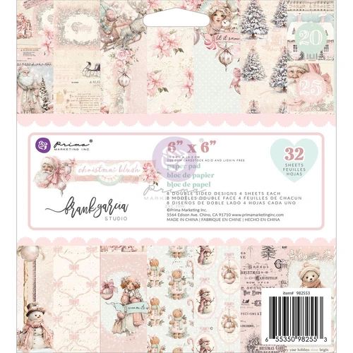 Prima Christmas Blush - 6x6 Paper Pad