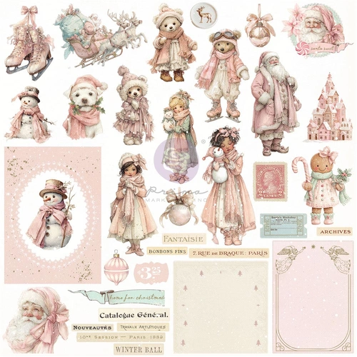Prima Christmas Blush - Ephemera : Cozy Christmas