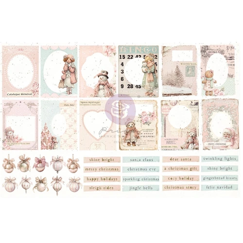 Prima Christmas Blush - Ephemera : Frosty Frames