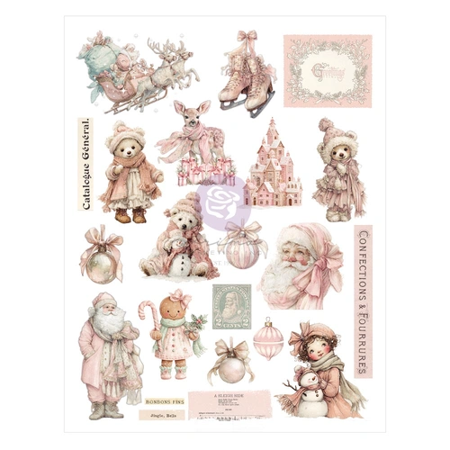 Prima Christmas Blush - 8.5x11" Transfer