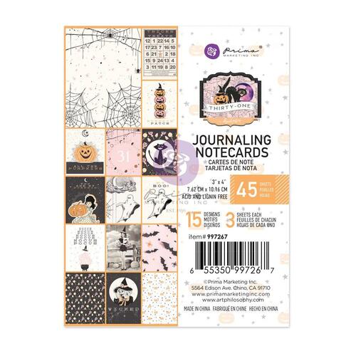 Prima Thirty-One 3x4" Journaling Cards