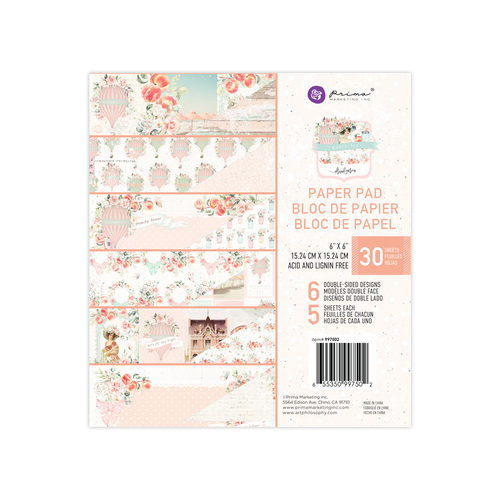 Prima Peach Tea 6" Paper Pad