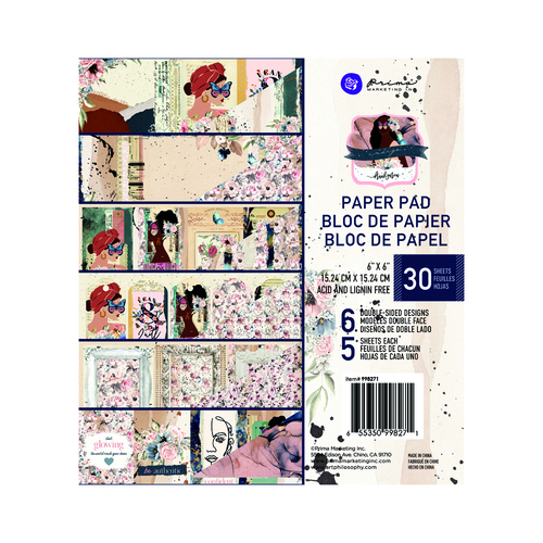 Prima Indigo 6" Paper Pad