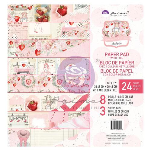 Prima Strawberry Milkshake 12" Paper Pad