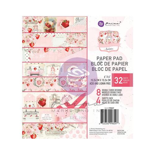 Prima Strawberry Milkshake 6" Paper Pad